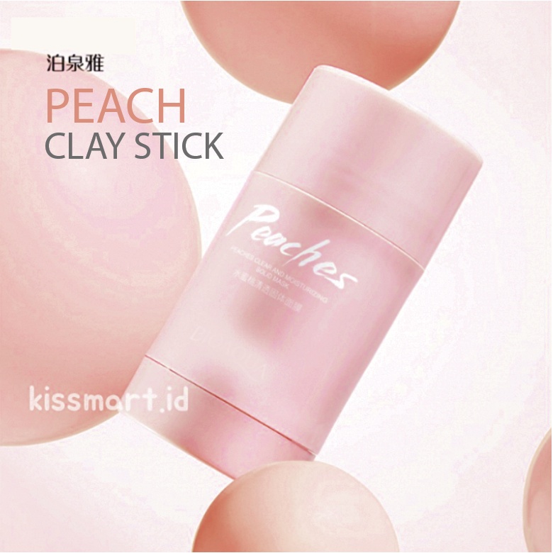 Peach Cleansing Clay Stick Komedo Mask Masker Wajah BQ020