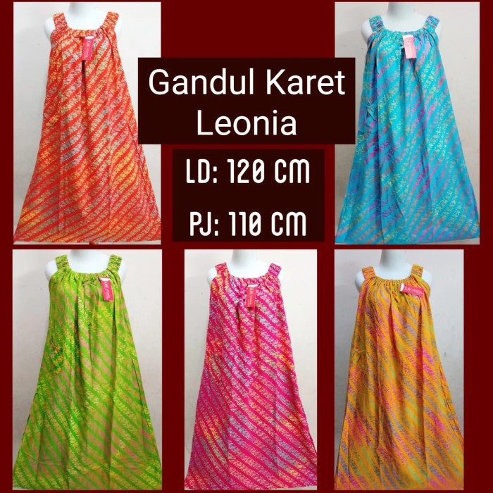 daster jumbo cap, asli solo tanpa lengan bahan rayon