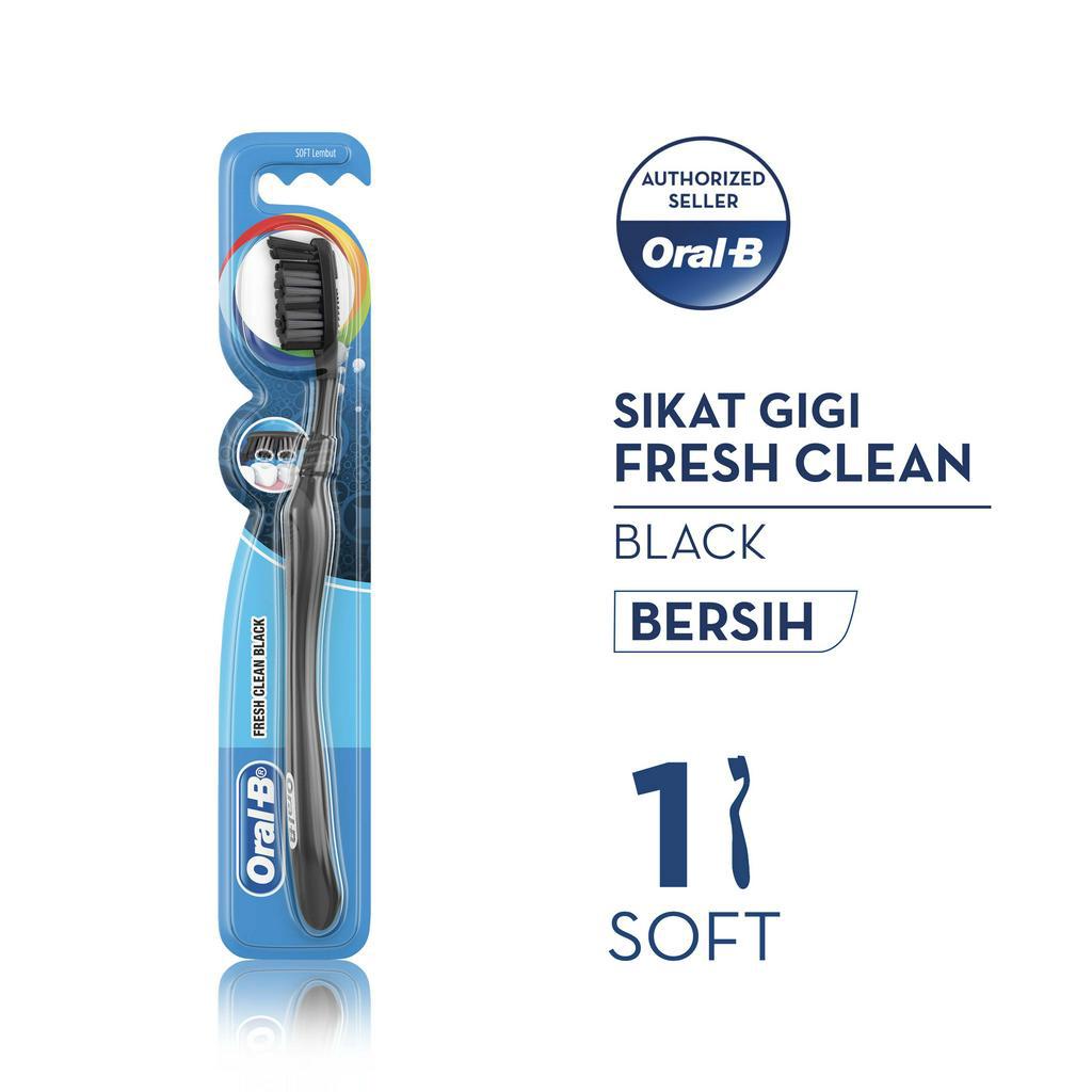 Oral-B Sikat Gigi All Rounder Fresh Clean Black 1s
