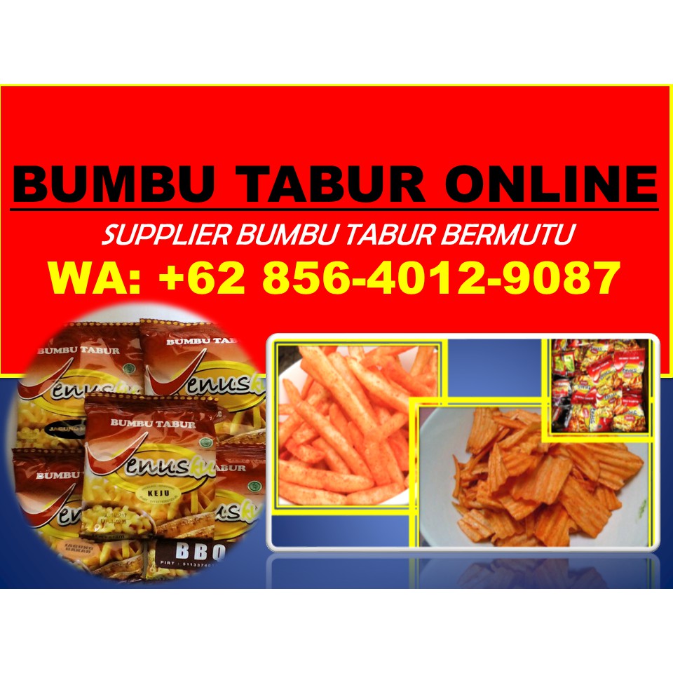 

Bumbu bubuk tabur aneka rasa untuk keripik makaroni kentang dll, kemasan 1 kg