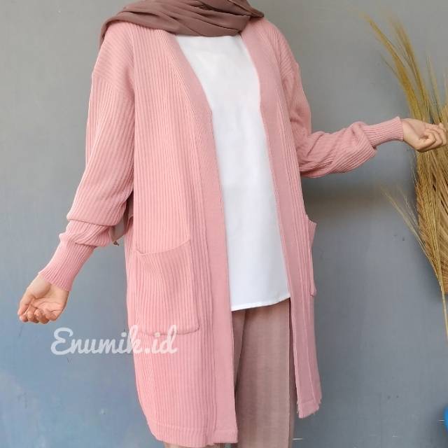 kardigan rajut Premium /long cardigan rajut