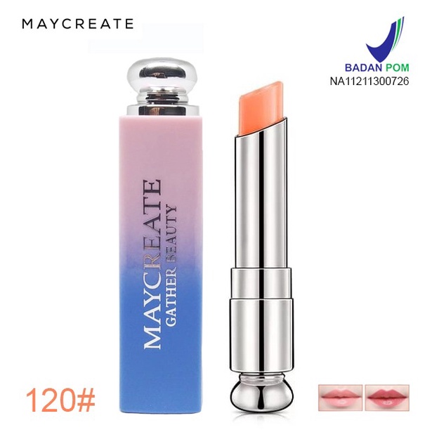 [BPOM] MAYCREATE Moisturizing Lipstick Color Gloss