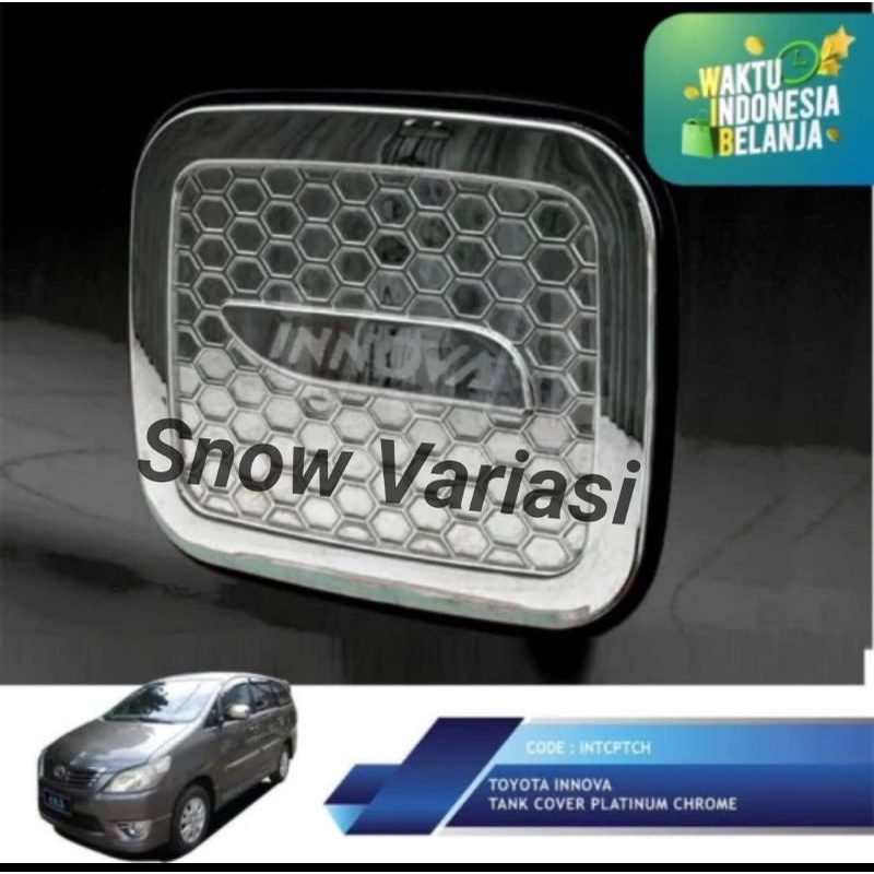 Kijang Innova Tutup Tangki Bensin JSL/Tank Cover Platinum Chrome