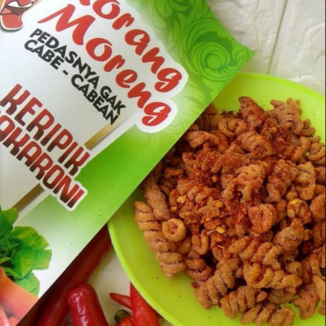 

Kripik Makaroni Fussili Morang Moreng