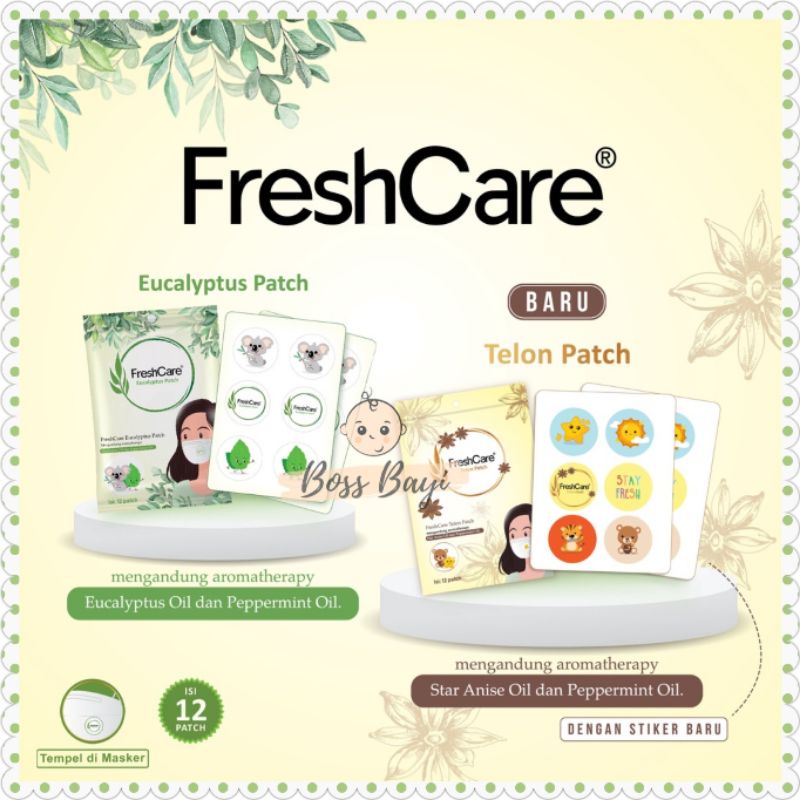FreshCare Eucalyptus Patch / Telon Patch / Aromatherapy Tempel di Masker