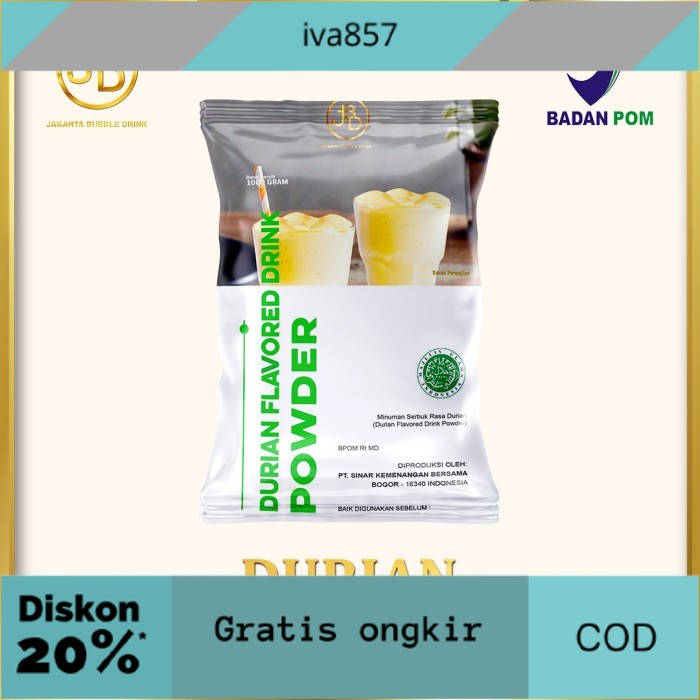 

PROMO Durian Bubuk - Milkshake Powder Bubble Drink GRATIS ONGKIR