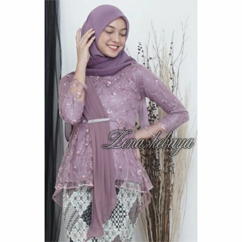 ATASAN KEBAYA AURORA SELENDANG/KEBAYA MODERN/KEBAYA WISUDA