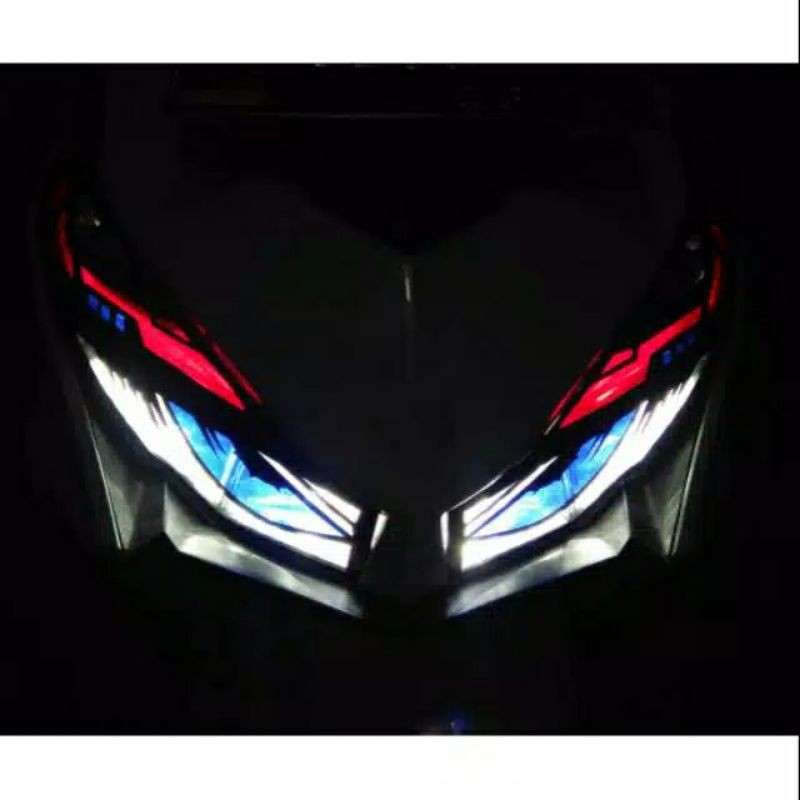 Stiker lampu depan(mata+alis) vario 2016, 2017