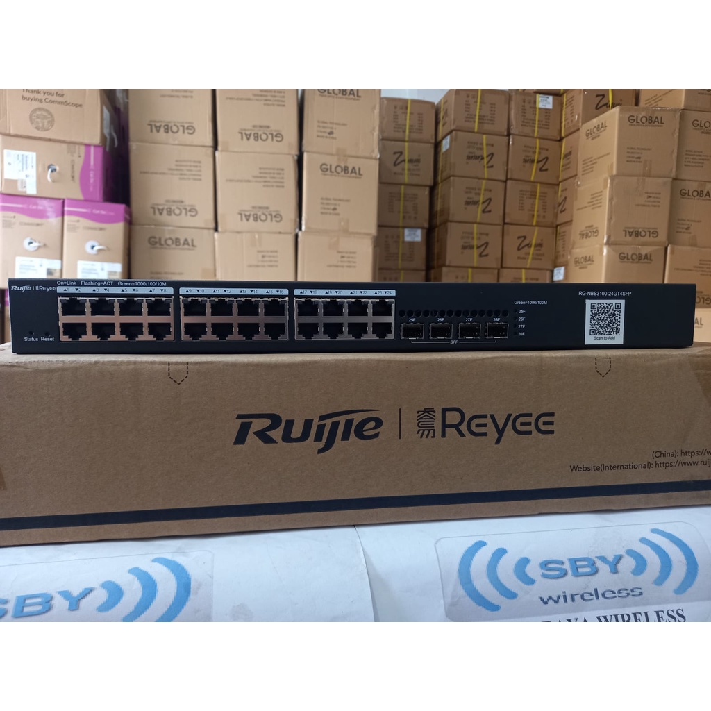 RUIJIE RG-NBS3100-24GT4SFP Series L2 Gigabit Cloud Managed Switch