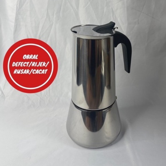 [OBRAL RIJEK] Teko Moka Pot Espresso Coffee Maker Stovetop Filter - Z21