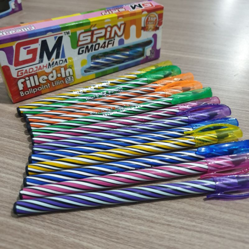 

Pulpen Lilin Warna Warni 1 Lusin Isi 12 Pcs