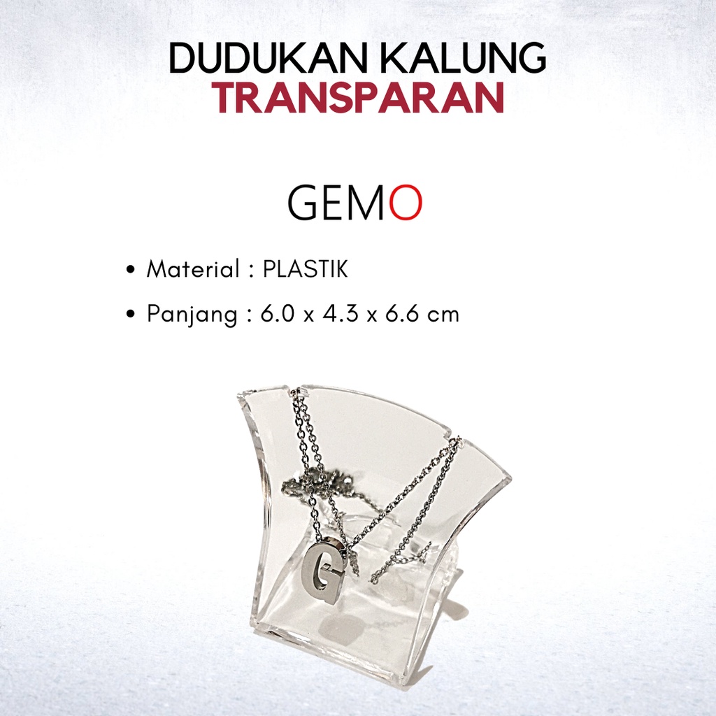 Display Dudukan Perhiasan Set Plastik / Alat Peraga Jewelry Tempat Cincin Gelang Liontin Anting Kalung Lucu Unik Murah untuk  Etalase Toko Emas Berlian / Perak Permata Berharga juga bisa untuk Box Seserahan Tunangan Nikah Kawin