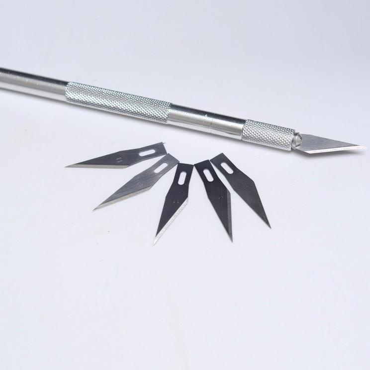 

YDN Pen Cutter Set + Refill 5 Pcs Art Knife Pisau Ukir Cutting Sticker vdng276