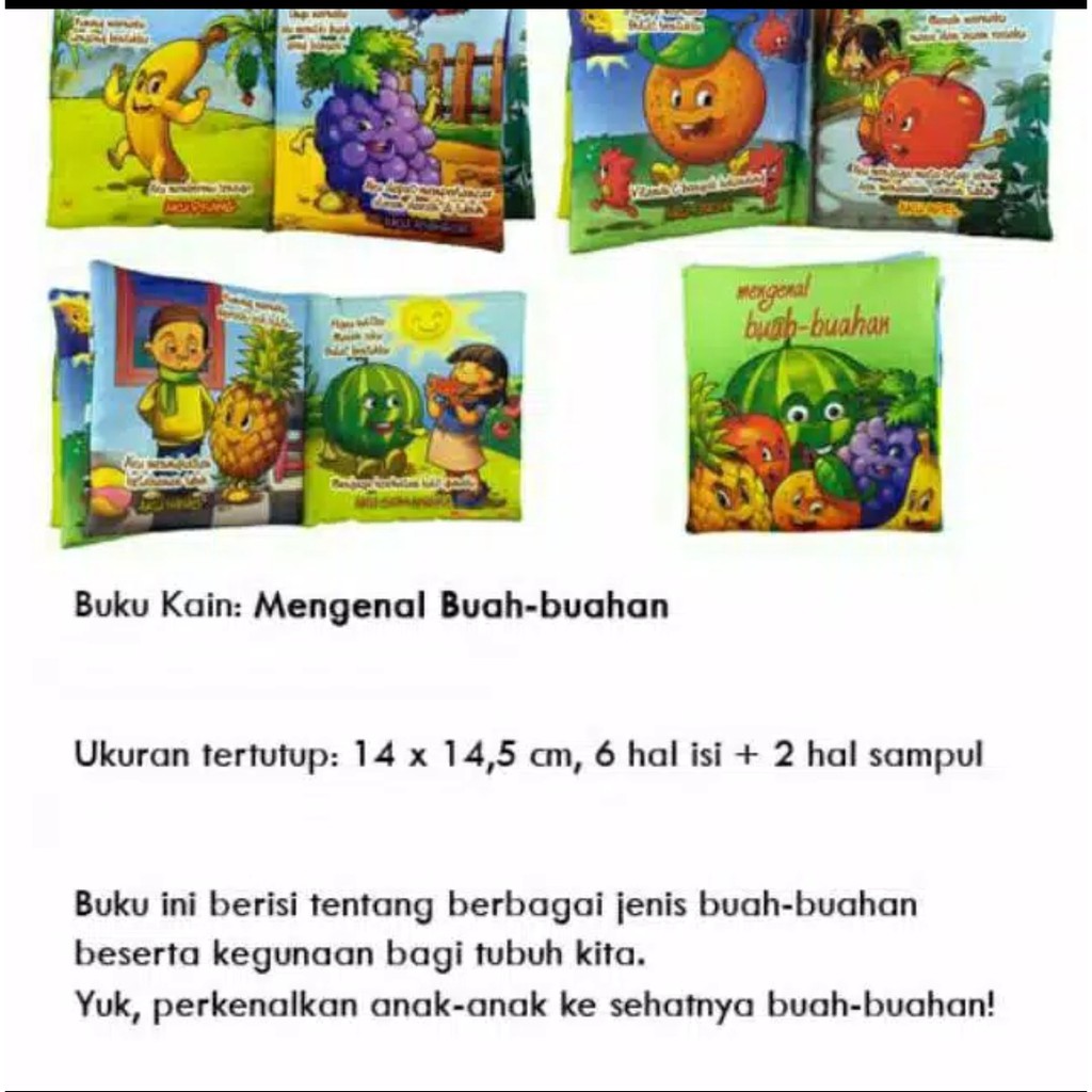 

Buku Bantal Mengenal Buah-Buahan