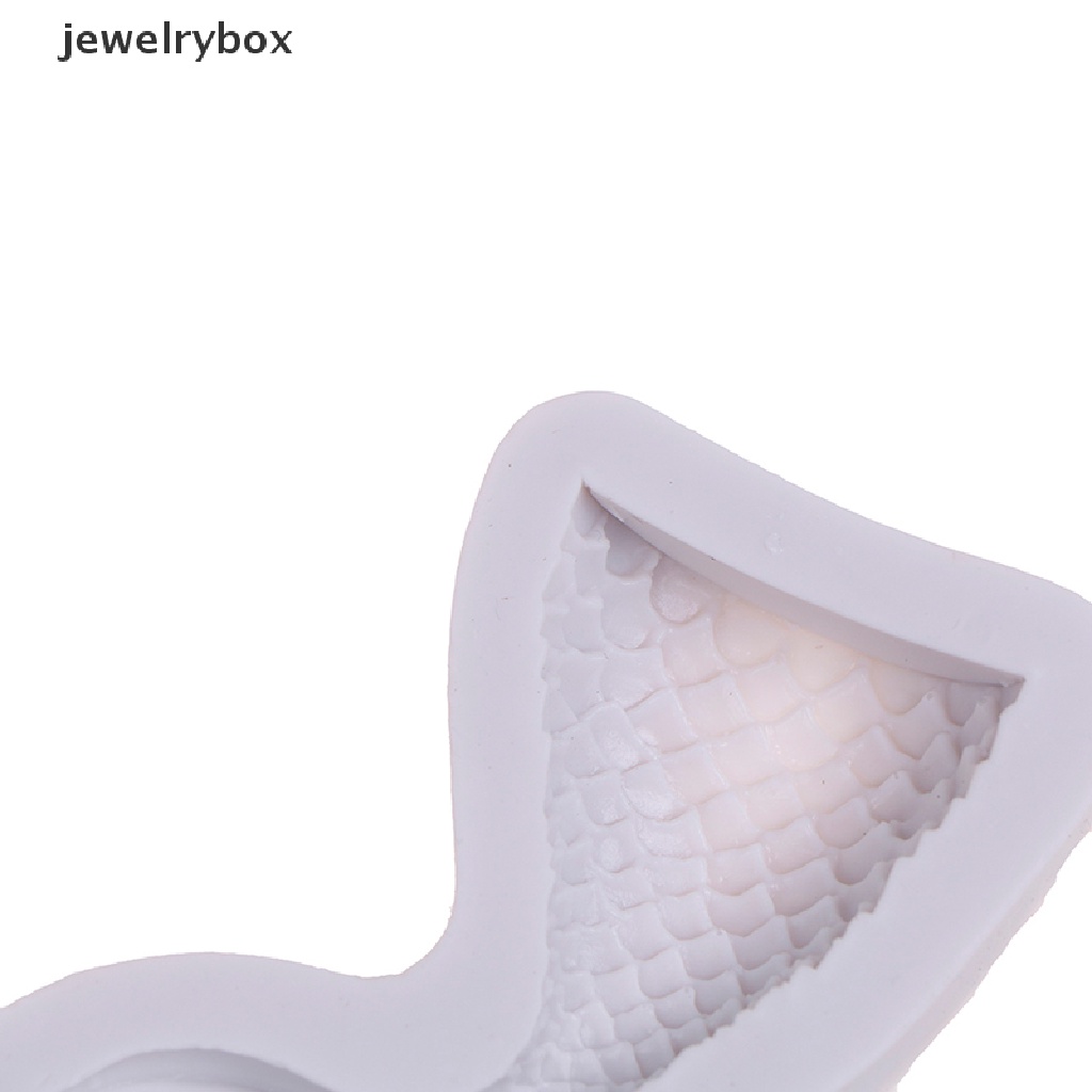 Cetakan fondant Bentuk Ekor Mermaid Bahan Silikon Untuk Dekorasi Kue