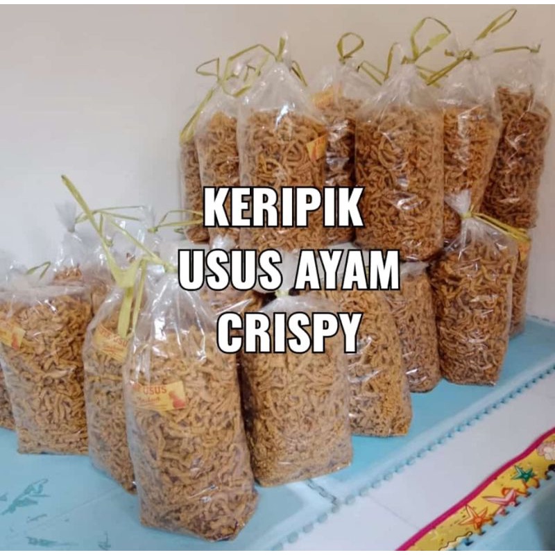 

Keripik Usus Ayam Crispy Murah kemasan 100gr