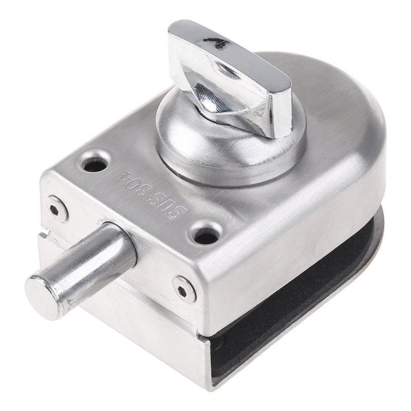 Gro Kunci Lantai Pintu Kaca Stainless Steel Single Bolt Keyless Anti Maling Locks Floor Untuk Kait Lock Safety Door Slide La