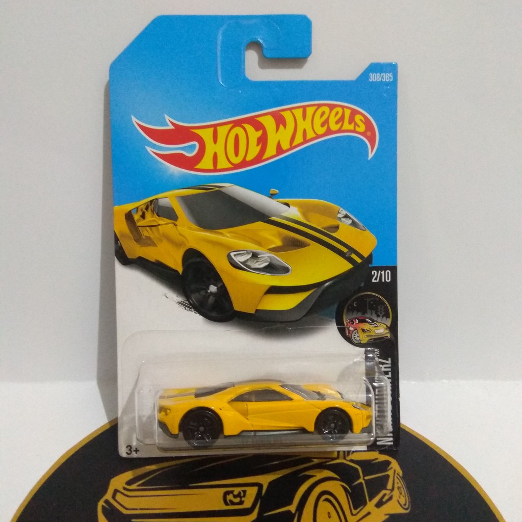 HOT WHEELS - 17 FORD GT KUNING