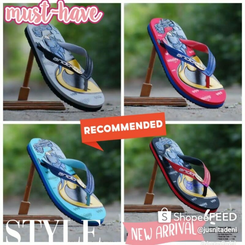 sandal ando BT-MAN 103 sandal jepit ando anak anak