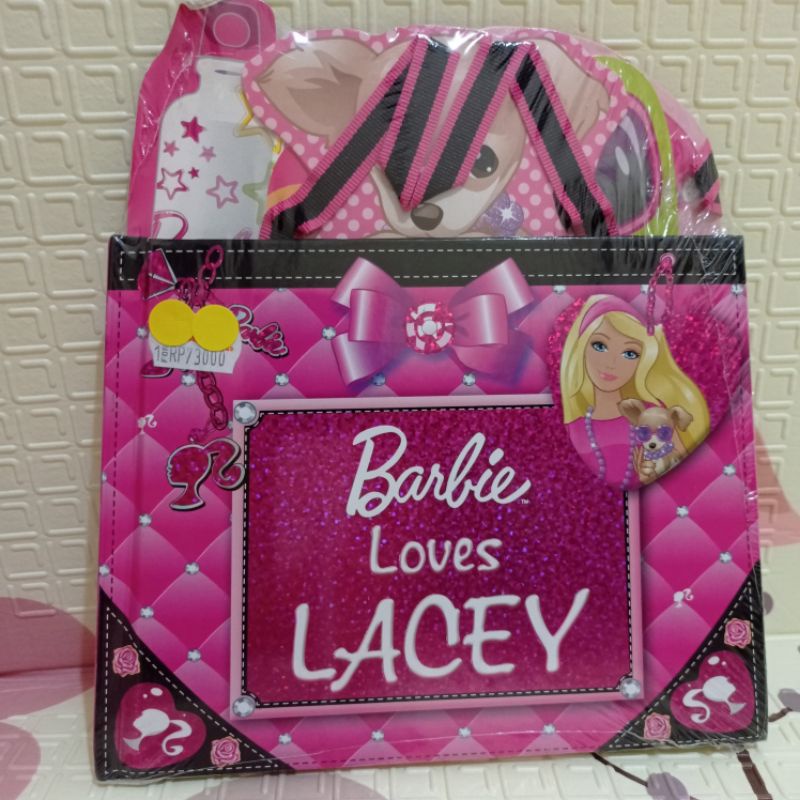 Barbie Loves Lacey Storybook Story Book Buku Cerita Boardbook anak