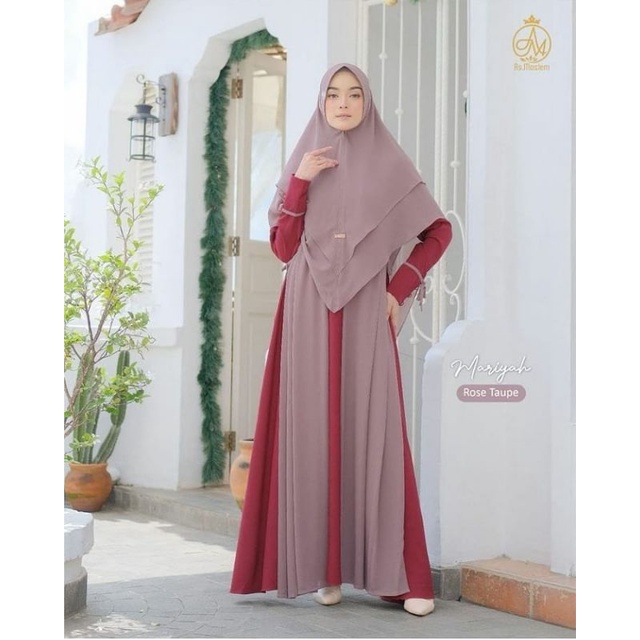 As Moslem - Mariyah Dress set Khimar