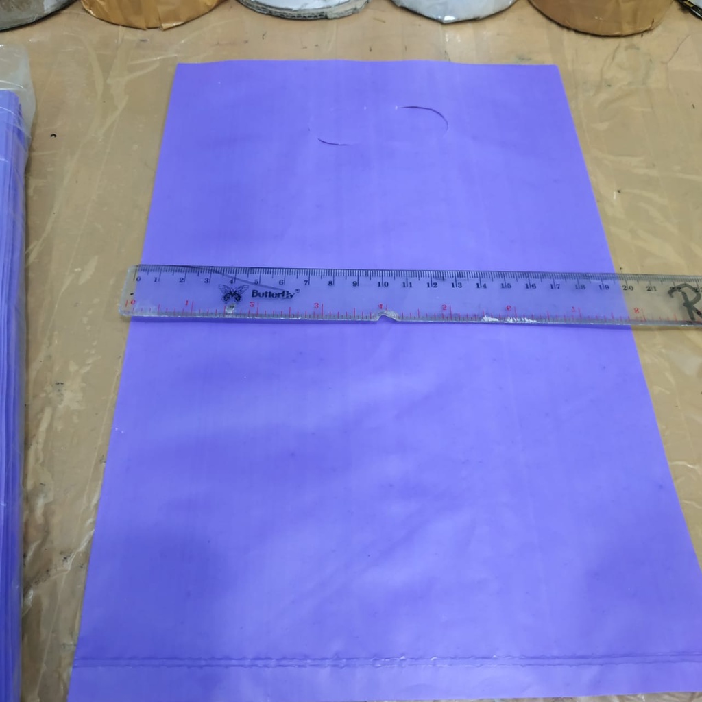 Kantong Plastik HD Plong 20x30 cm Plastik Packing Tebal Shopping Bag Online Warna Warni