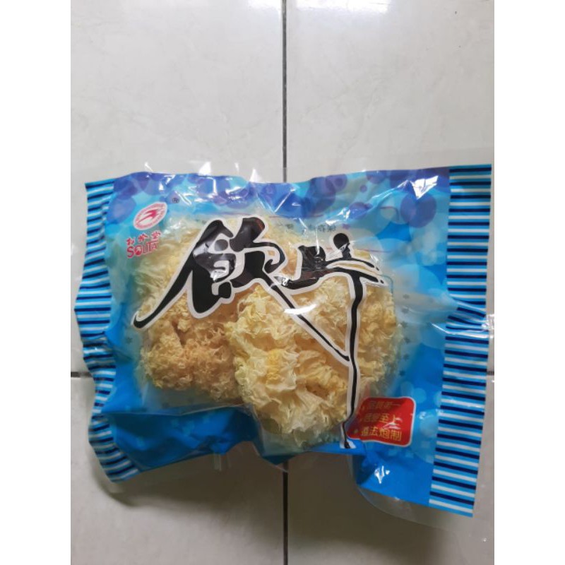 

Jamur Putih Salju Kemasan 100gr / Dried Snow White Fungus