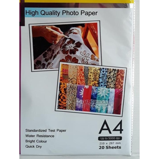 

❂ Kertas Photo Coral Glossy A4-210 Gr ★