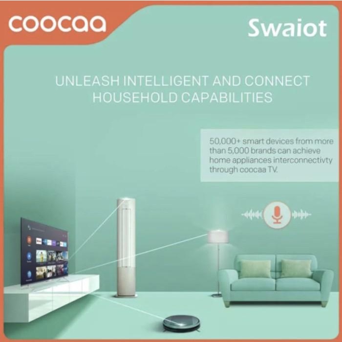 COOCAA LED TV 50 inch 50S6G PRO SMART TV ANDROID 10 UHD 4K 50" DIGITAL