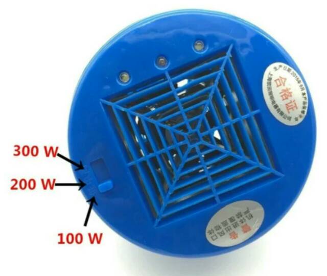 Blower pemanas kandang Doc ayam burung hewan peliharaan reptil kipas pemanas element pemanas mesin tetas telur