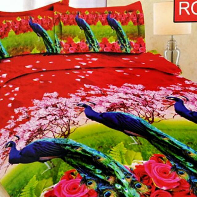 Sprei Bonita rose merak ukuran 160x200