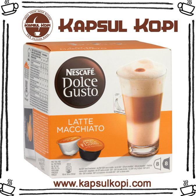 

Latte Macchiato Kapsul Kopi Nescafe Dolce Gusto NDG Capsule Coffee