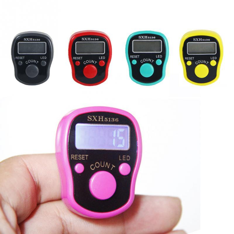 Alat Hitung Digital Led Tasbih Jari Counter Tally Tasbeh Ibadah Mini Import Murah Elektronik Mini