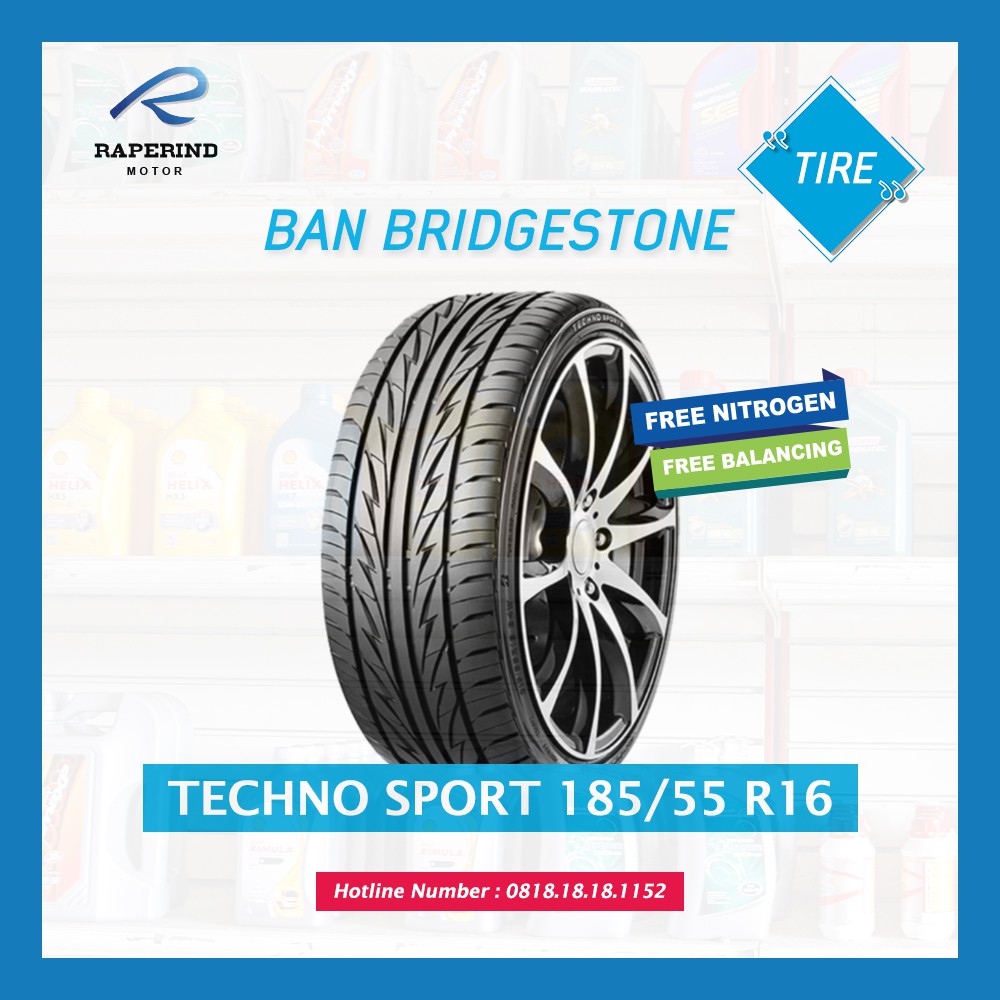Techno Sport 185/55 R16 - Ban Bridgestone