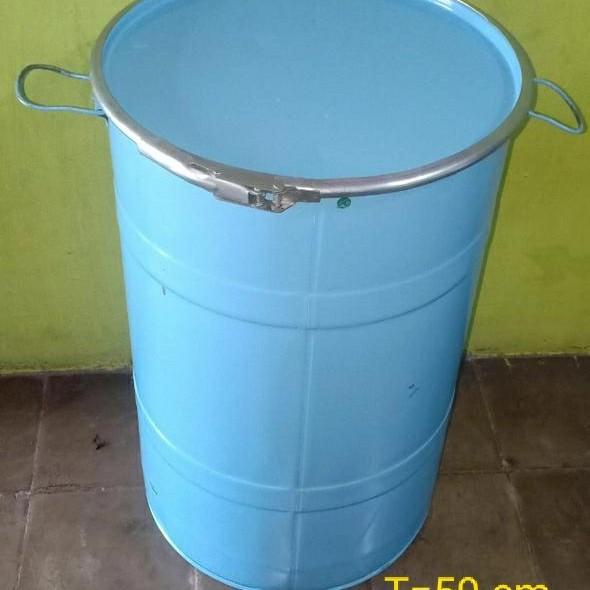 Drum Besi 50 Liter/Tong Sampah Besi