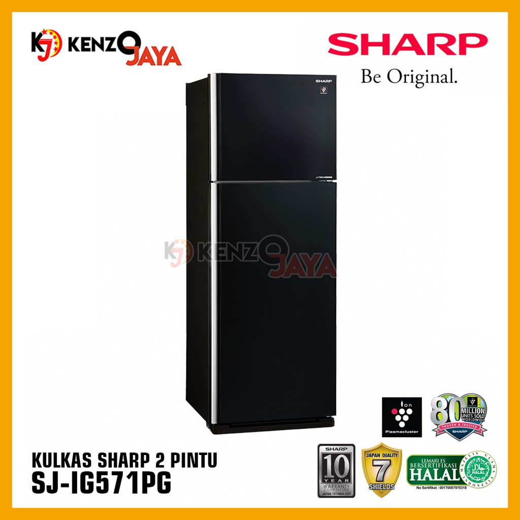 Kulkas 2 Pintu SHARP SJ-IG571PG