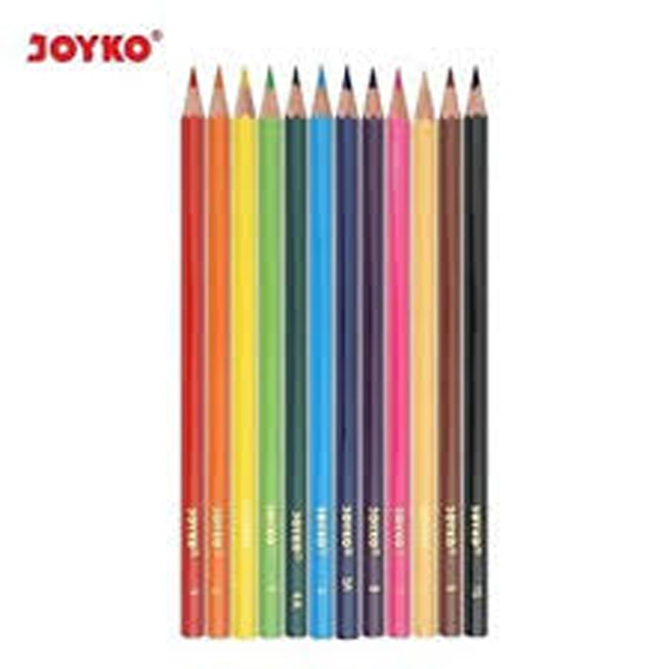 

Color Pencils Joyko / Pensil Warna Joyko 12 Warna Klasik Kaleng Tin Case CP-12TC