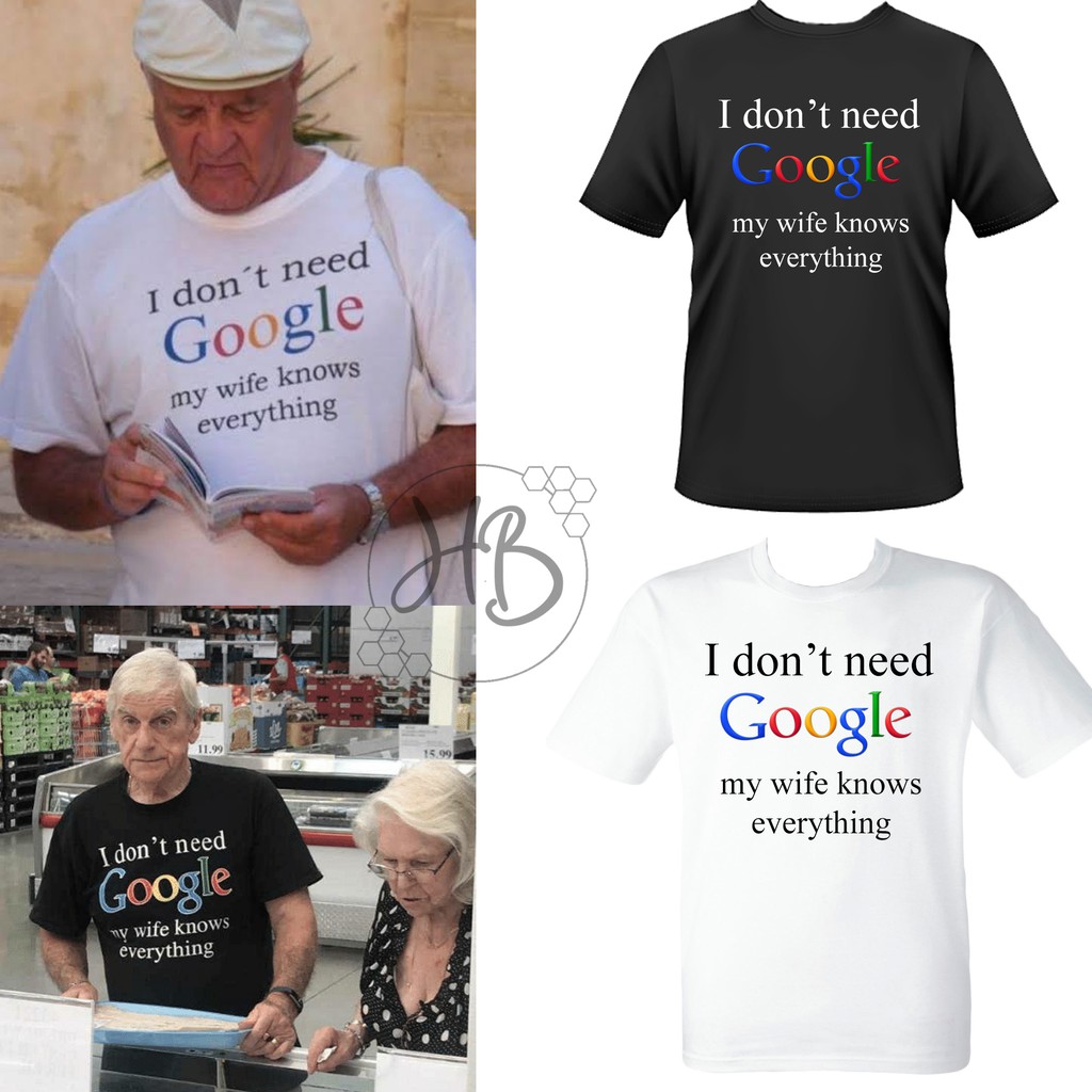 HOONEYBEE - FUNNY TSHIRT KAOS GOOGLE KAOS PRIA KAOS LUCU KAOS MEME