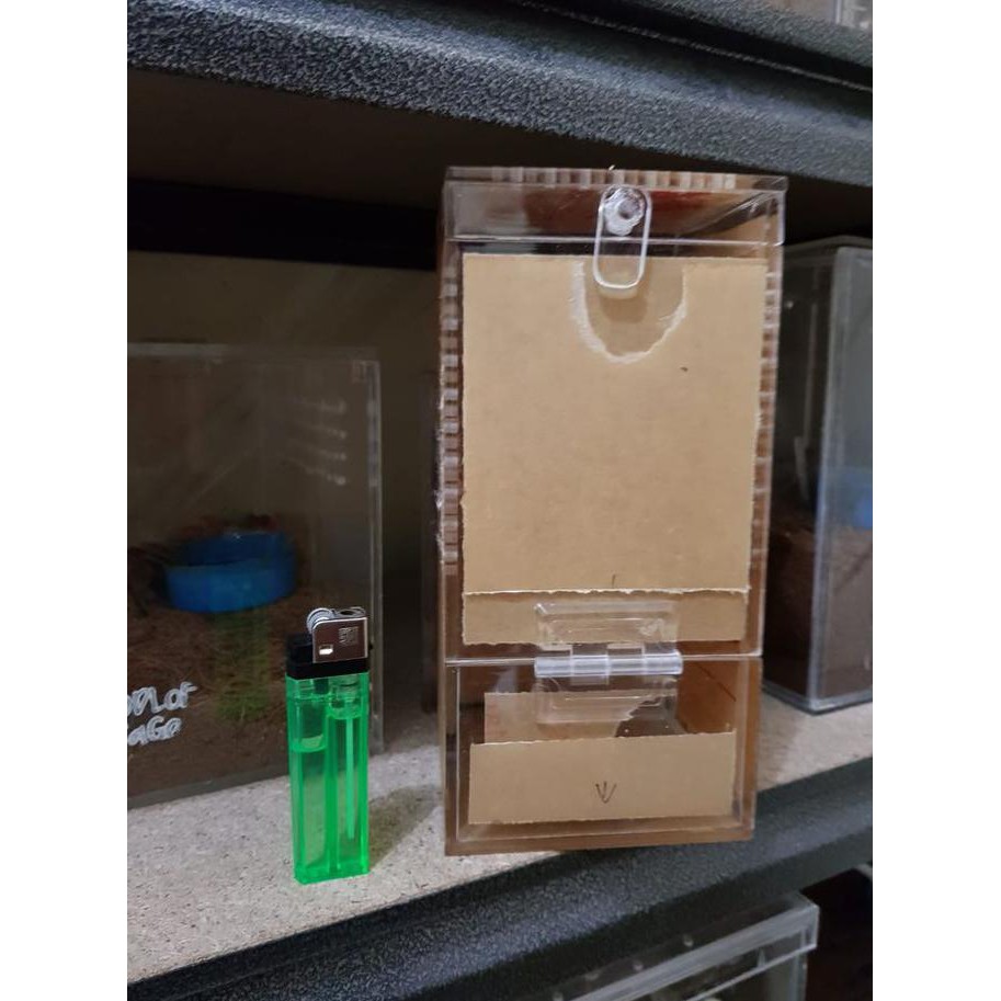 

BISA COD Acrylic enclosure / kandang acrylic HEMAT Kode