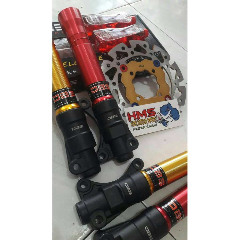 Tabung Shock Depan vario 125, vario 150 + piringan + bonus oli shock