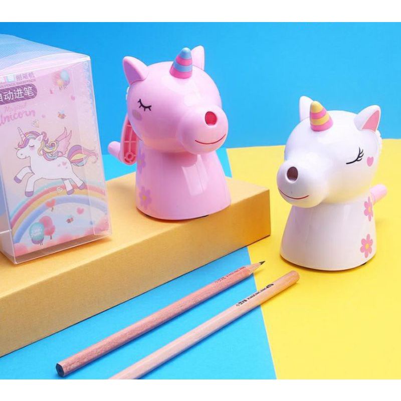 

rautan sharpener meja kepala unicorn