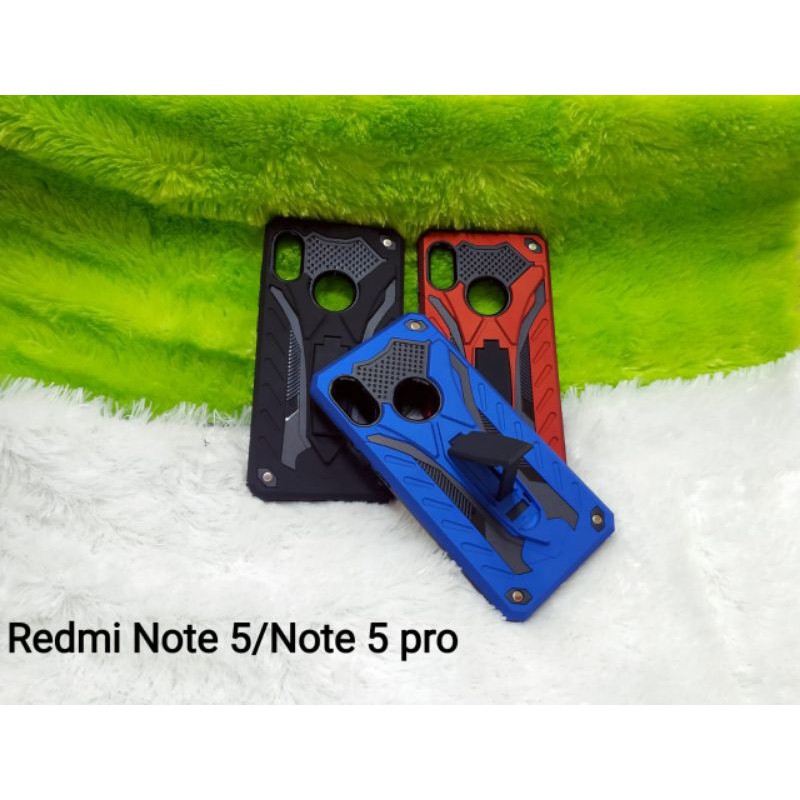 Hard Case Phantom Redmi Note 5/Note 5 pro Stand Iron Transformers Hard Case Robot