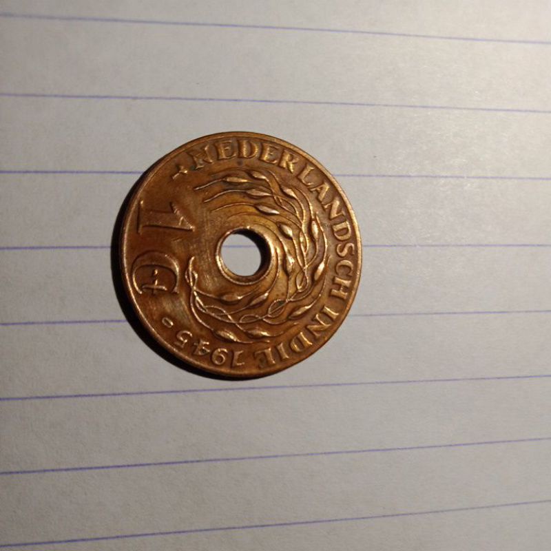 uang kuno nederlandsch 1 cent