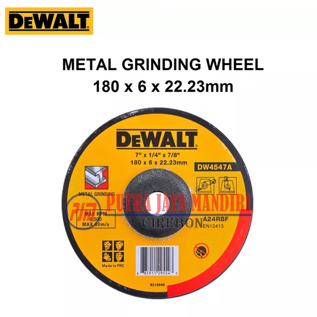 Dewalt Batu Poles 7 Inch / Grinding Disc / Grining Wheel Metal 7 Inch / Batu Gerinda Poles 7 Inch