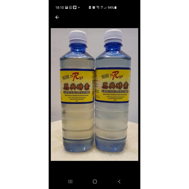 

DISKON TERBATAS !!! GRACEFULL ENZYME DR.ROS 500ML (TANPA BAHAN PENGAWET) TERLARIS