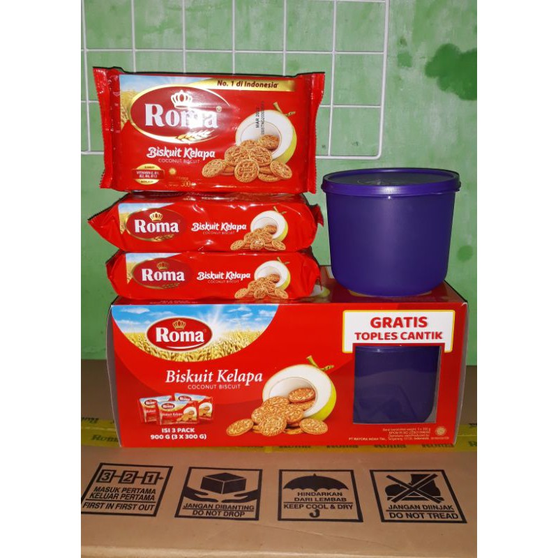 Biskuit roma kelapa free toples
