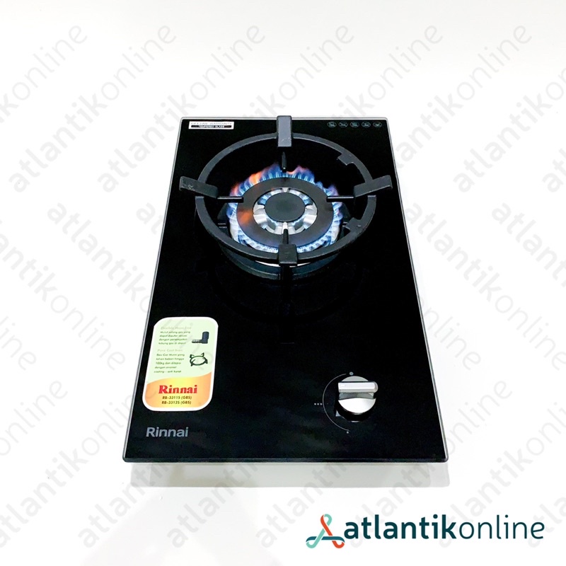 Kompor gas tanam built-in hob 1 tungku RINNAI RB-3311S GBS RB3311SGBS