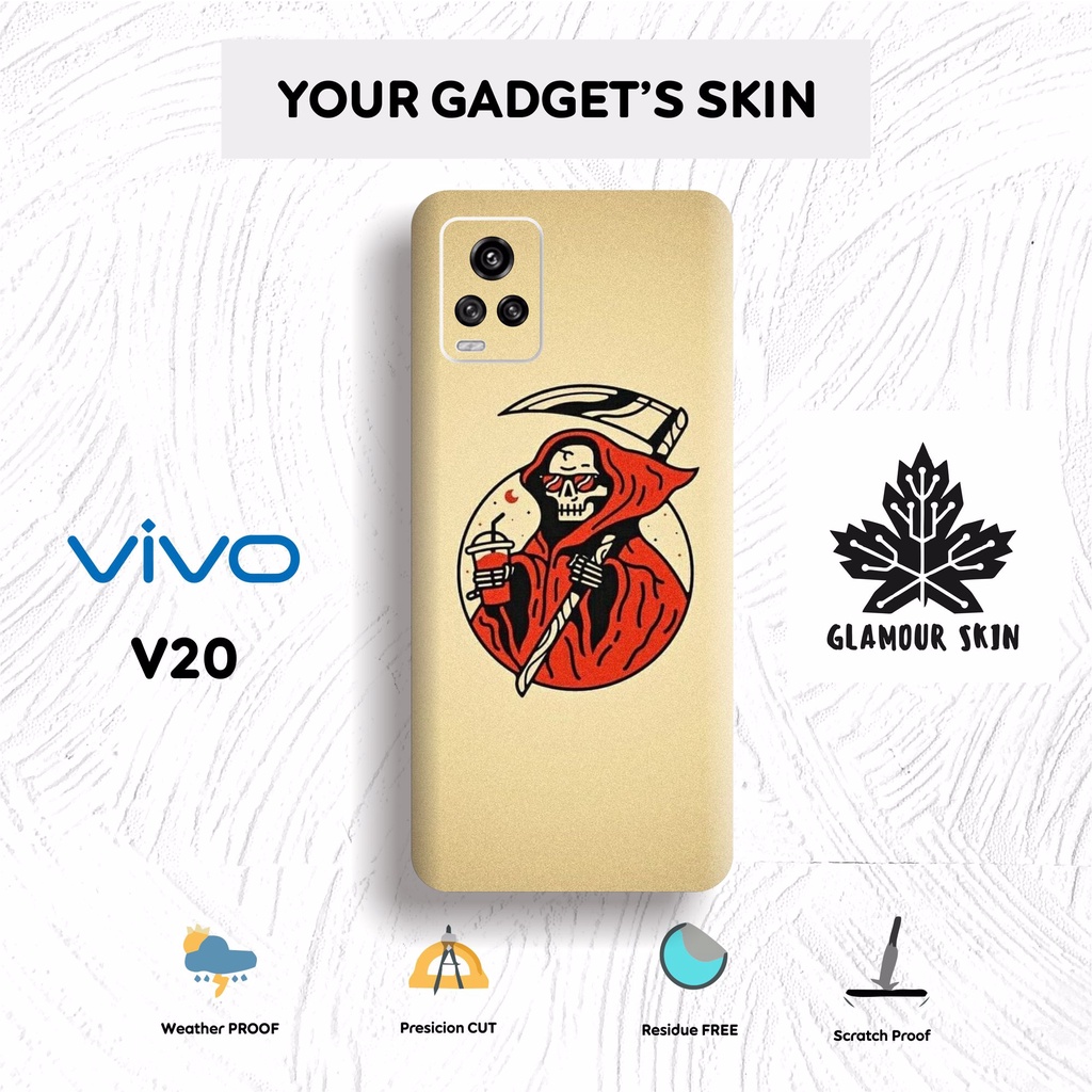 *2Pcs* VIVO V20 Garskin Case/Stiker Protector Free Custom & COD