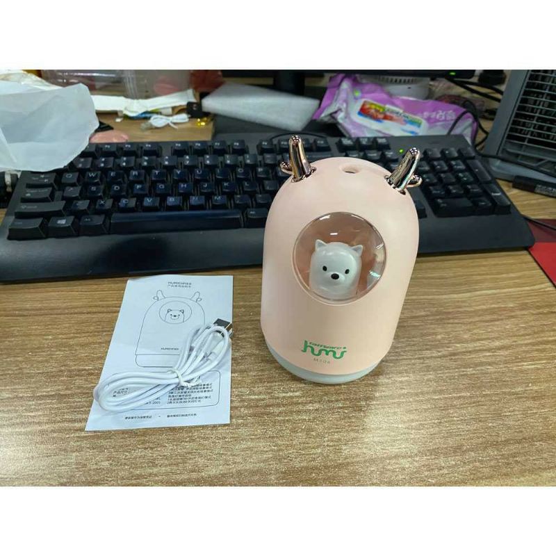 Taffware Pet Ultrasonic Humidifier RGB Aromatherapy Essential Oil Pet Design 300ml