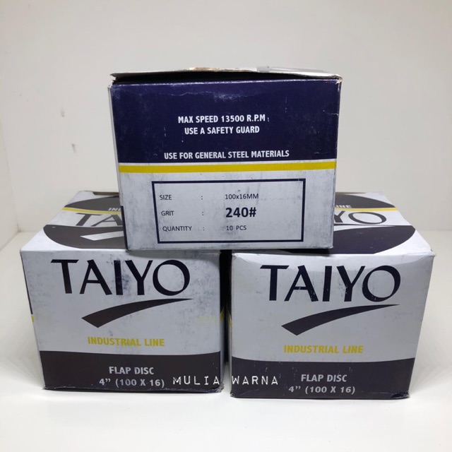 Taiyo flap disc 4" A240